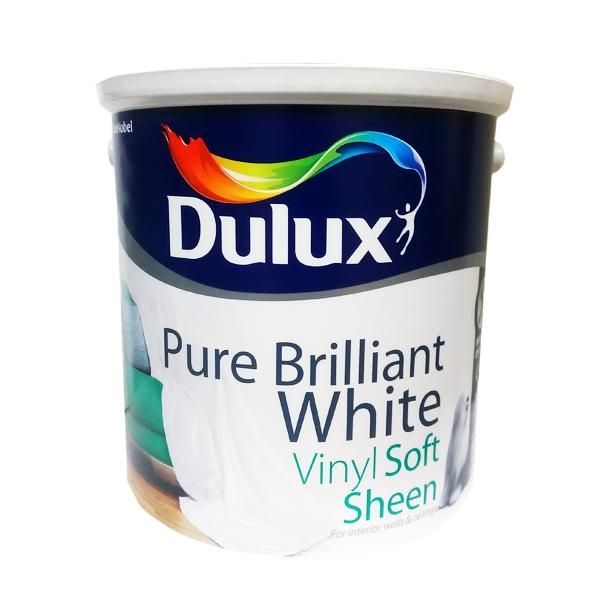 Dulux Vinyl Soft Sheen Pure Brilliant White  2.5L