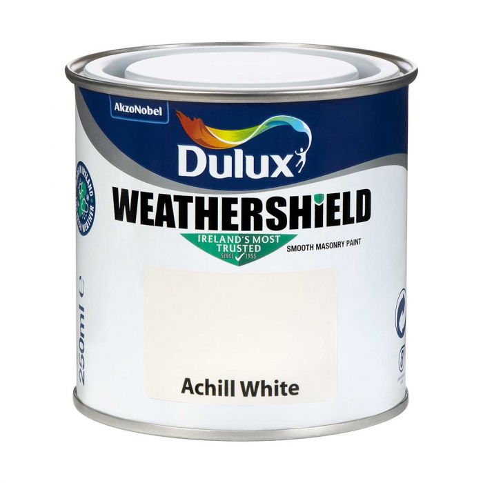 Dulux Weathershield Achill White 250ml
