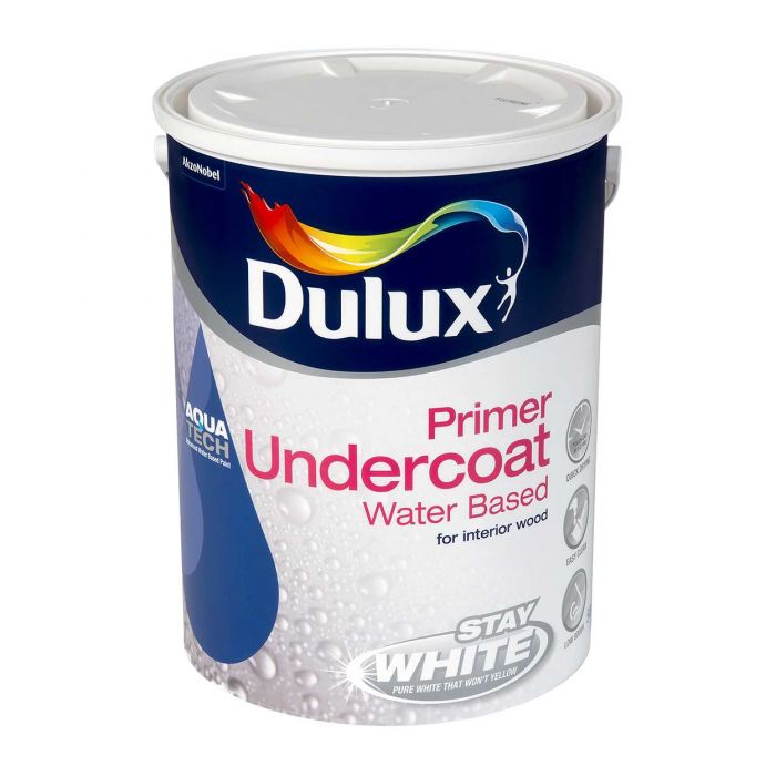 Dulux Water Based Undercoat Brilliant White 5L