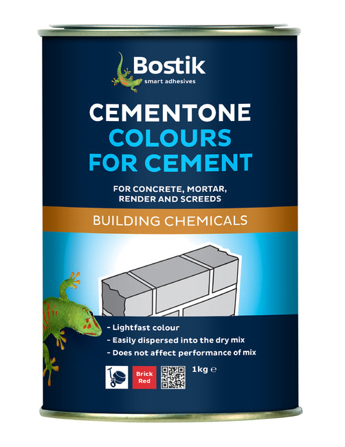 Bostik Cementone Powder Cement Dye Brick Red 1Kg