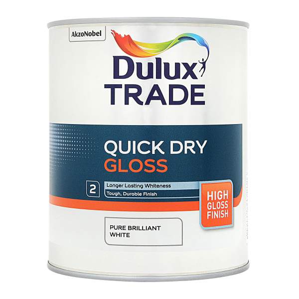 Dulux Trade Quick Dry Gloss PBW 1L