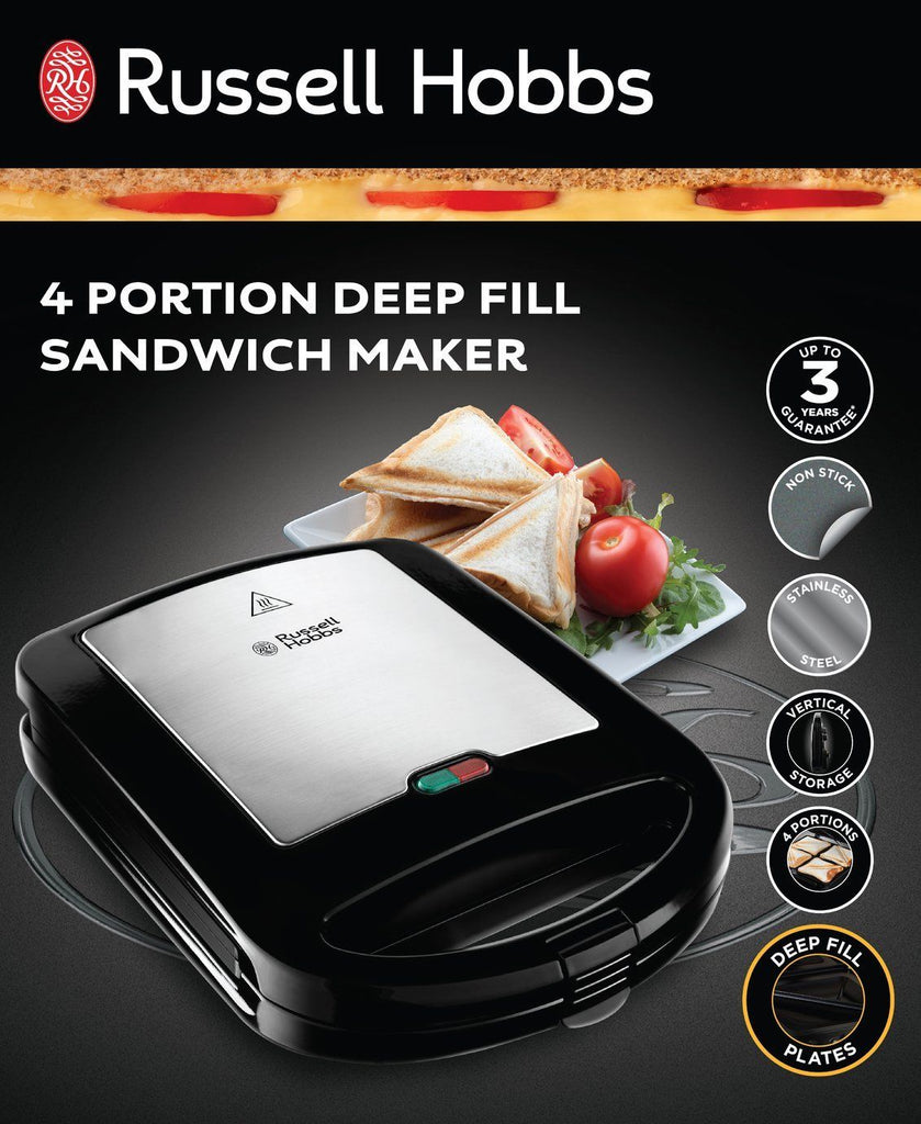 Russell Hobbs 4 Portion Sandwich Maker