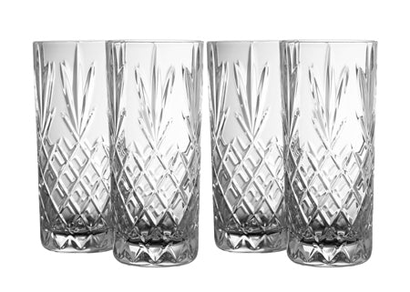 Galway Crystal Renmore Hiball set of Glasses