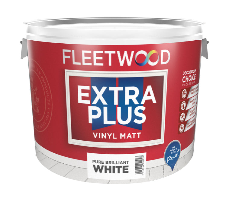 Fleetwood Extra Plus Vinl Matt 10Ltr