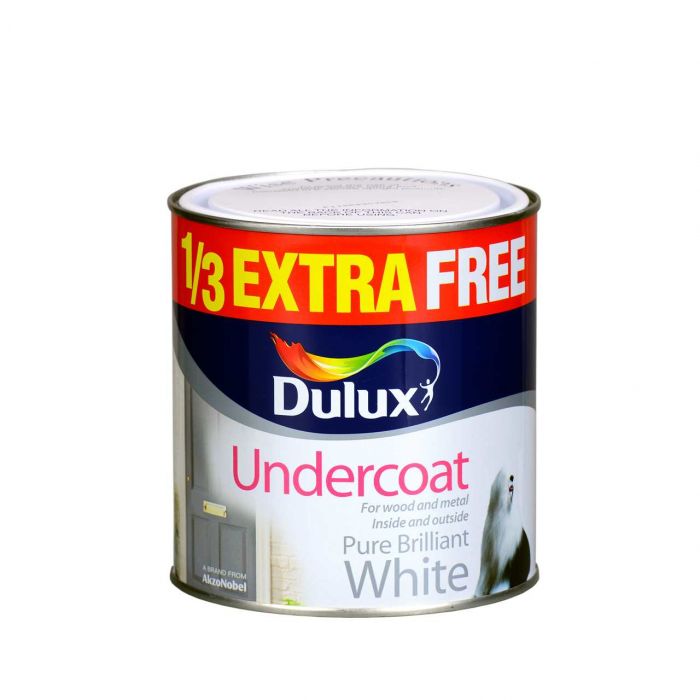 Dulux Undercoat PBW 750ml +33% Free