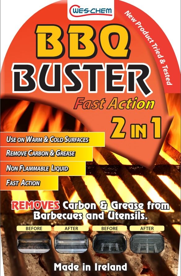 Buster BBQ Cleaner Fast Action 2 in 1 750ml