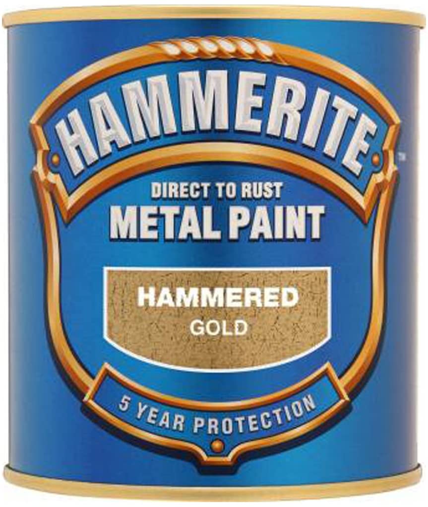 Dulux Hammerite Metal Paint Hammered Gold 250ml