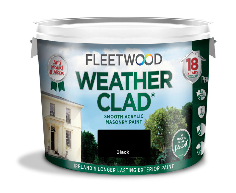 Fleetwood Weather Clad Black 10Ltr