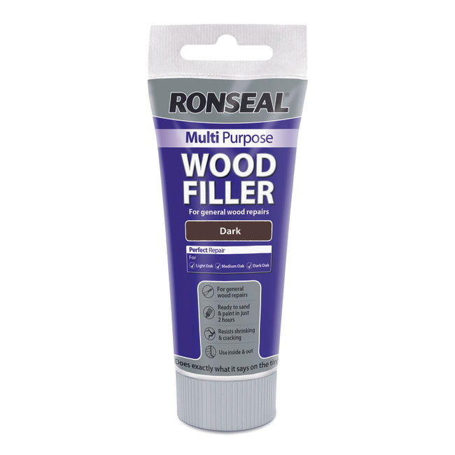 Ronseal Multi Purpose Wood Filler Tube 100g Dark
