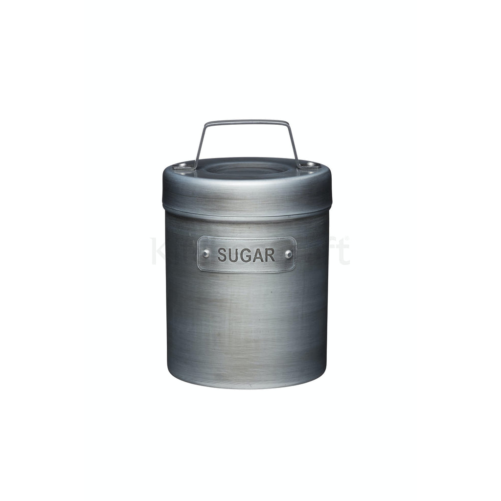 Industrial Kitchen Vintage-Style Metal Sugar Canister