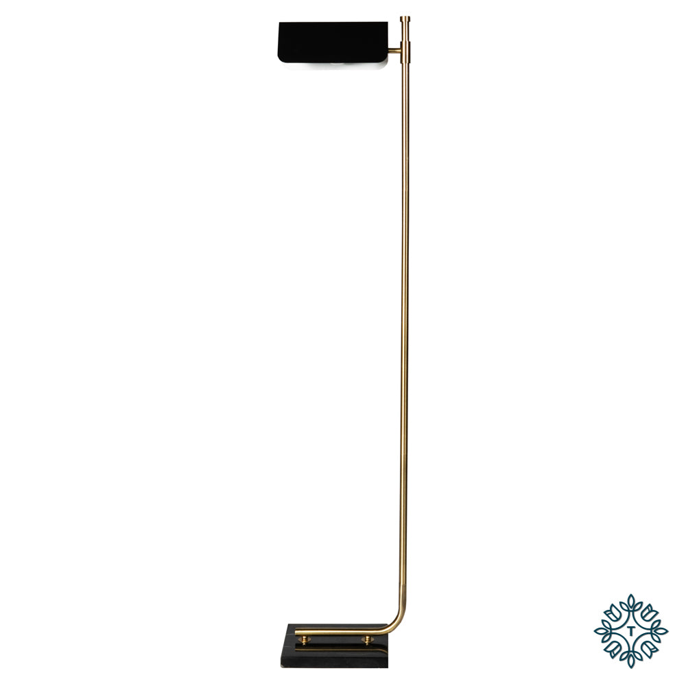 Carmen Floor Lamp Gold/Black 150cm
