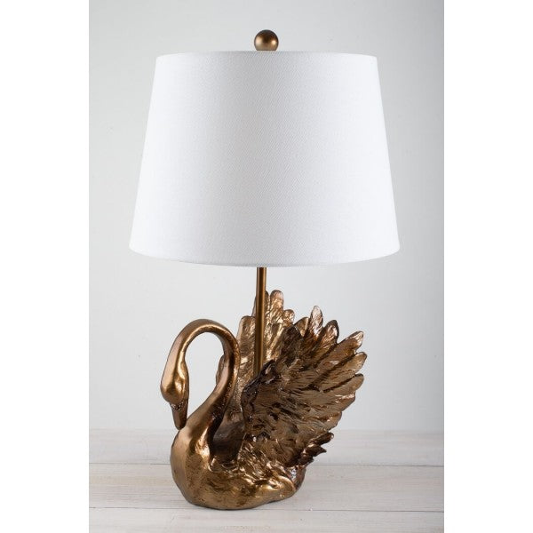 59cm Swan Table Lamp
