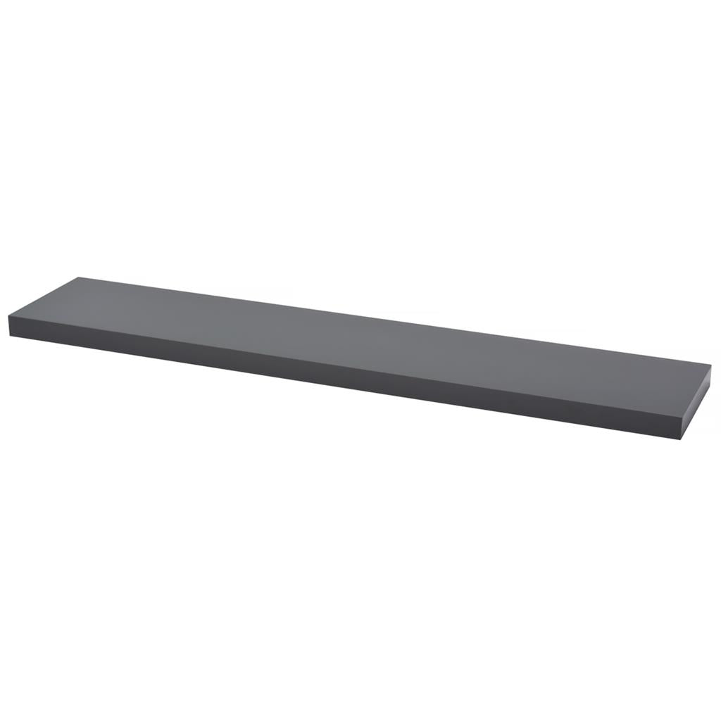 Duraline Float Shelf 118x23.5cm HGloss Grey