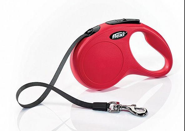 Flexi Classic Med Red Cord Lead 5M