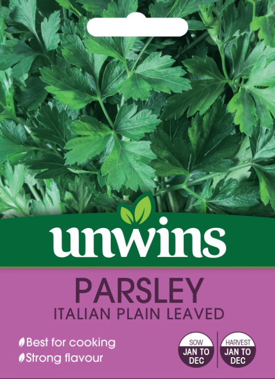 Unwins Herb Parsley Italian Plain Leaved