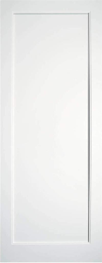 Kenmore White Primed Single Panel Door 80x32