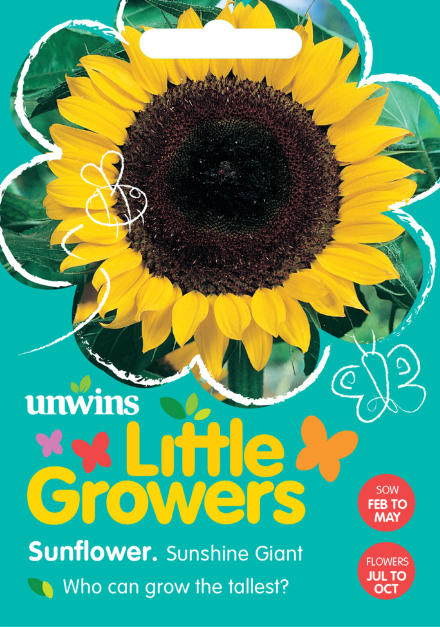 Unwins Little Growers Sunflower Sunshine Giant
