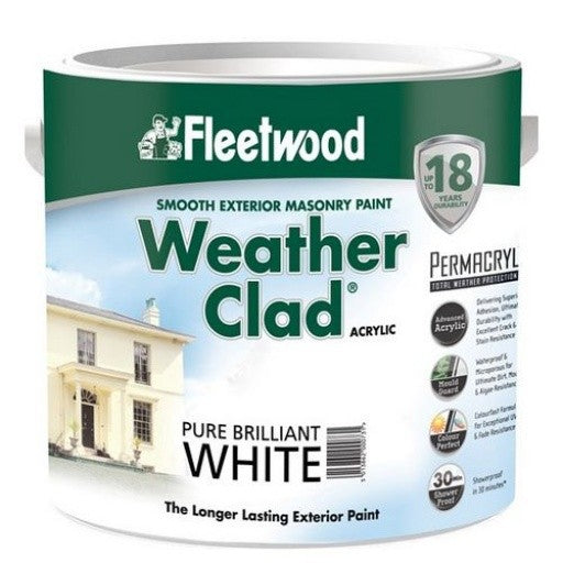 Fleetwood Weather Clad Pure Brilliant White 5L